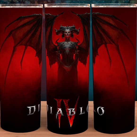 Diablo IV Lilith Queen of Succubi Gaming Cup Mug Tumbler 20oz - Picture 1 of 1